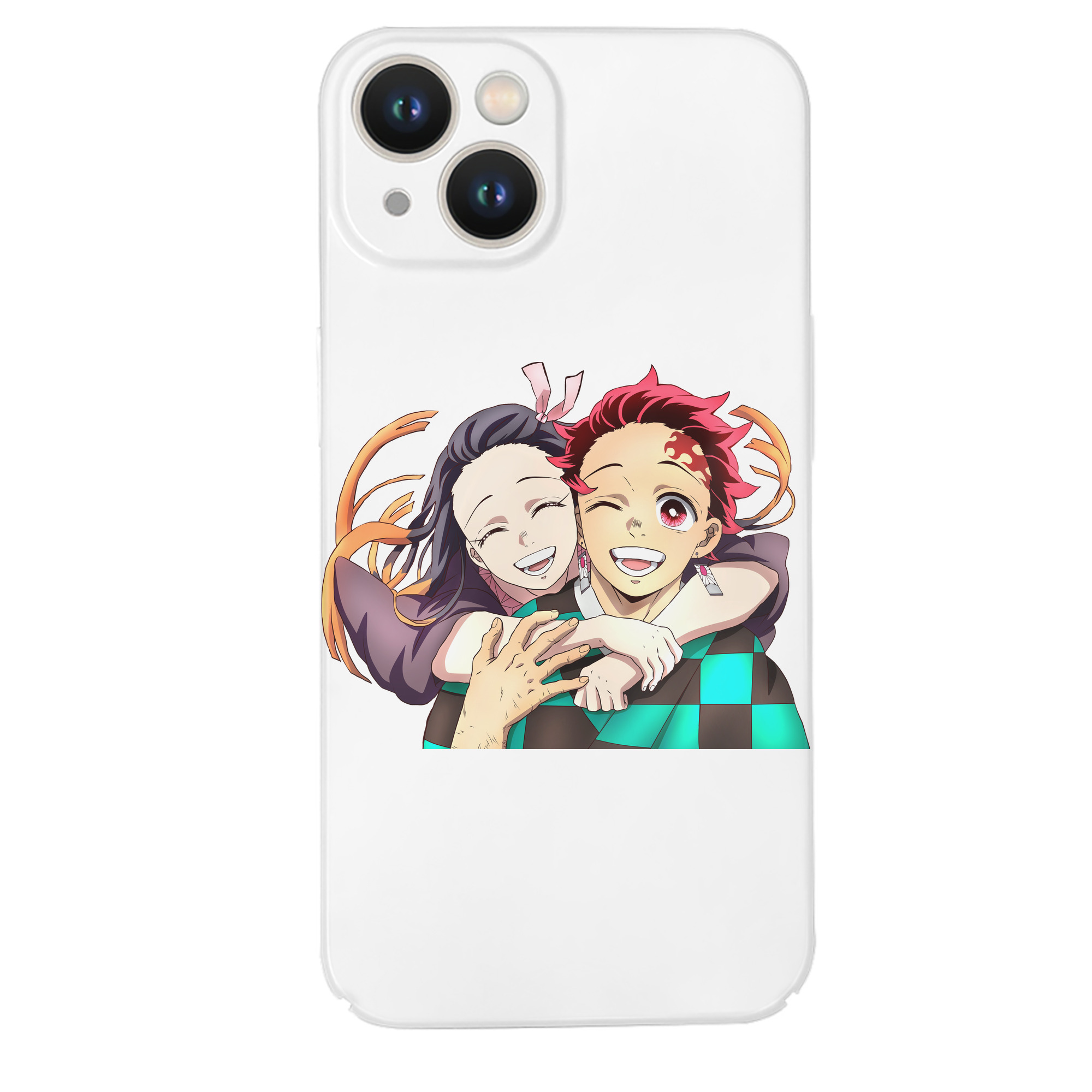 （画像用） 鬼滅の刃（きめつのやいば）竈門 禰󠄀豆子／かまど ねずこ Kamado Nezuko 【iPhone 14シリーズ対応】ハードケース